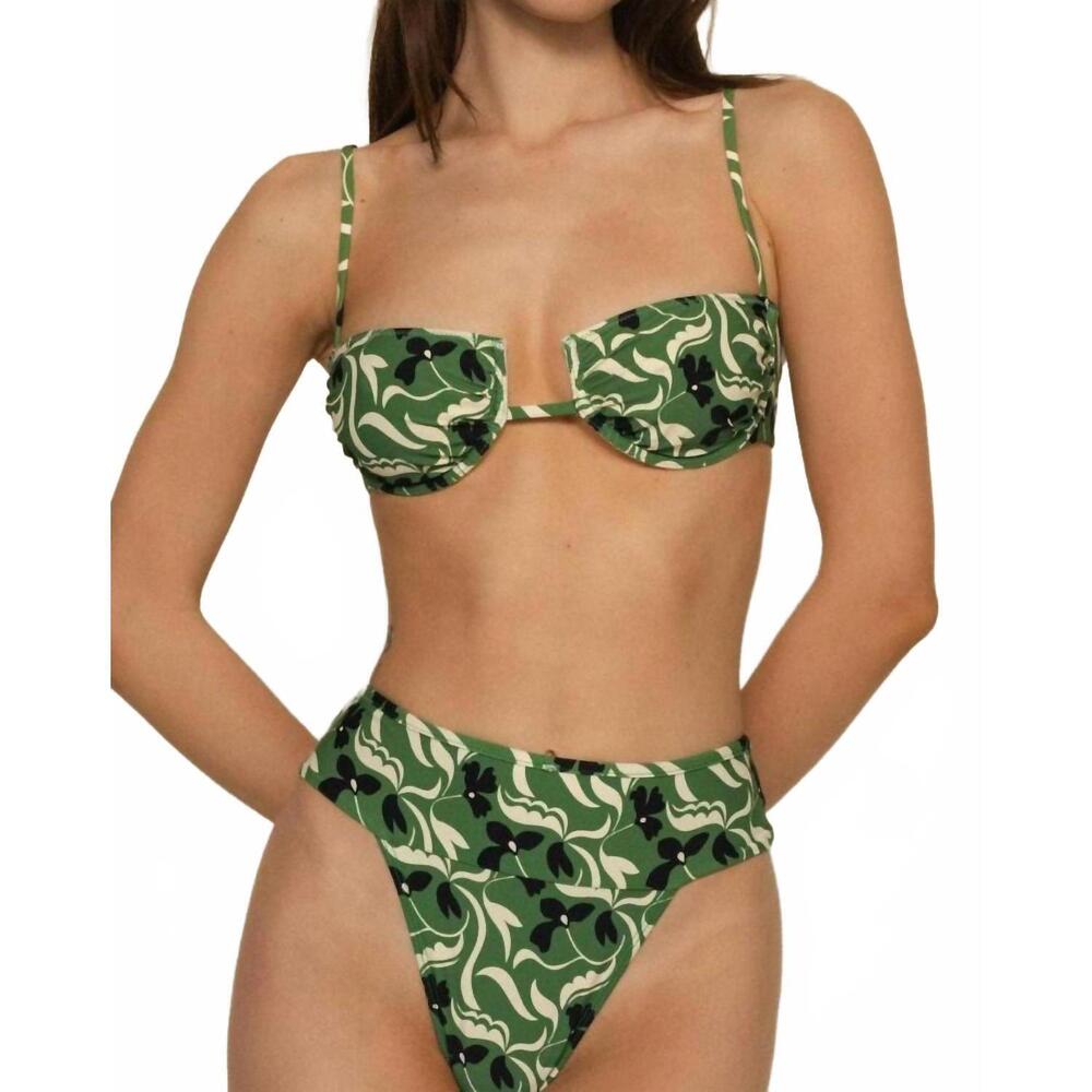 NEW MONTCE tamarindo bikini bottom in veronica floral